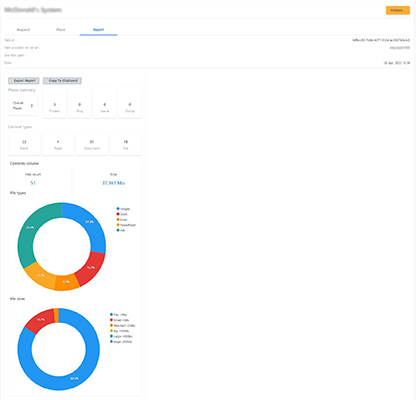 Place analysis report